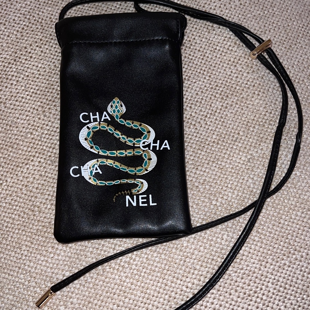 Phone pouch, festival cross body bag. Butter soft vegan leather.